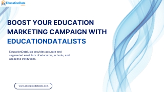 Boost your Education marketing Campaign with EducationDataLists