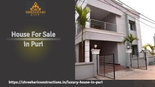 House For Sale in Puri