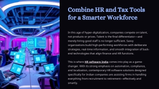Combine HR and Tax Tools for a Smarter Workforce
