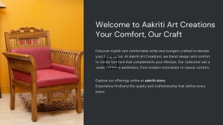 Handcrafted Teak Wood Sofas & Loungers - Luxury Seating by Aakriti Art Creations