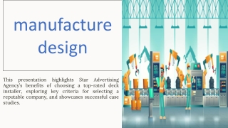 manufacture design