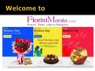 Mother's Day Gifts to Manila Philippines