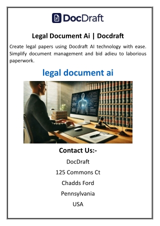 Legal Document Ai