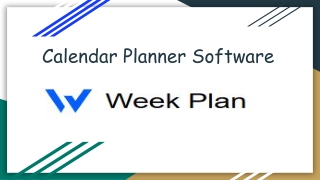 Calendar Planner Software