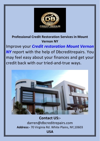 DoReliable Credit Repair Services Available in Pelhamc1