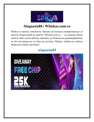 Singaasia88 Whiskas.com.co