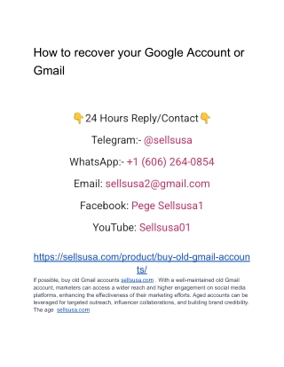 Buy LinkedIn Accounts (New & Old)