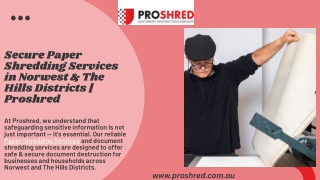 Trusted Paper & Document Shredding Services | Safe & Secure Document Destruction