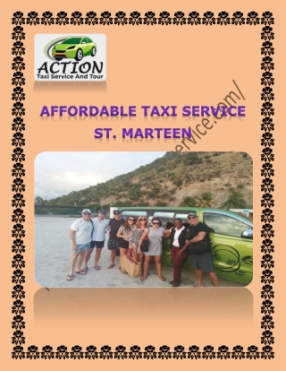 affordable taxi service St. Marteen
