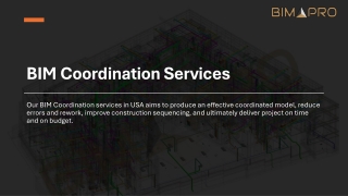 BIM Coordination Services - BIMPRO LLC