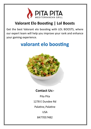 Valorant Elo Boosting