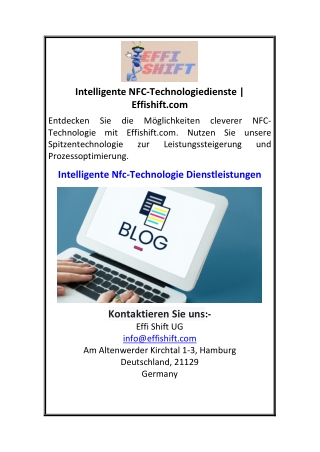 Intelligente NFC-Technologiedienste Effishift.com