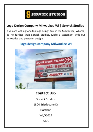 Logo Design Company Milwaukee Wi