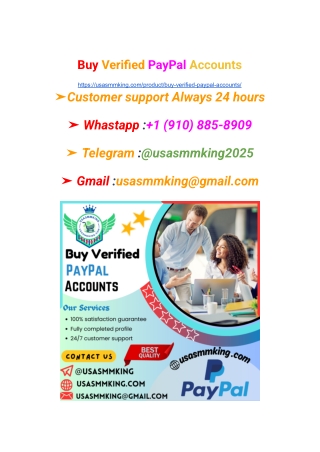 Buy Verified PayPal Accounts