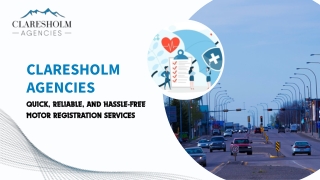 A Simple Guide to Alberta Motor Registration with Claresholm Agencies