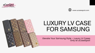 Premium LV Case for Samsung – Style & Protection by uCaseSpot
