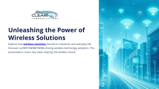 Wireless Solutions for Business by Clearnet Communications | Wi-Fi, 5G, IoT