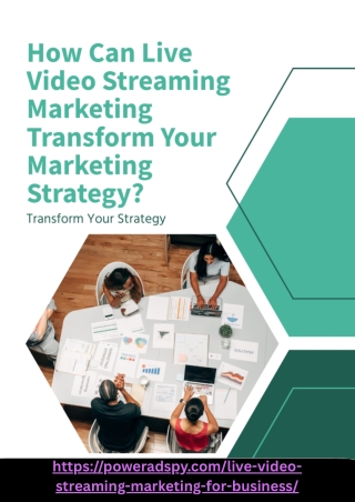 How Does Live Video Streaming Drive Engagement and Sales?