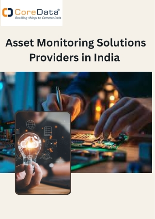 Asset Monitoring Solutions Providers in India