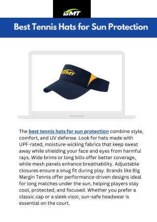 Essential Tennis Apparel for Performance, Protection & Style