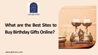 What are the Best Sites to Buy Birthday Gifts Online