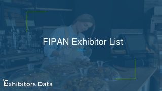 FIPAN Exhibitor List