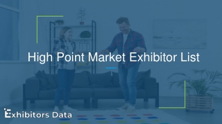 High Point Market Exhibitor List