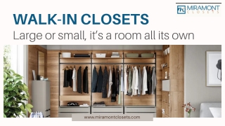 Elegant Closet Systems for Walk In Closets | Miramont Closets