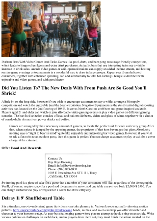 Occasions Arcade Sporting Activities Bar And Dining Establishment