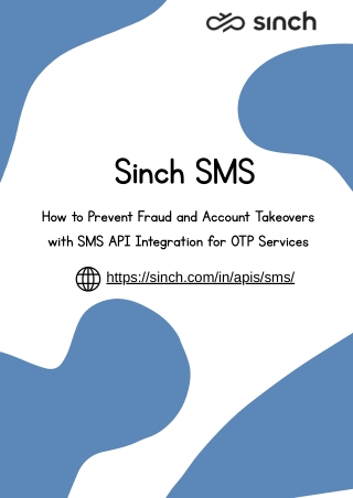How to Prevent Fraud and Account Takeovers with SMS API Integration for OTP Services