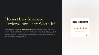 Honest Incy Interiors Reviews: Are They Worth It?
