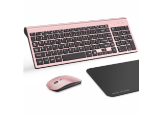 Wireless Keyboard and Mouse Combo | Slim, Portable, and Efficient for Work and H