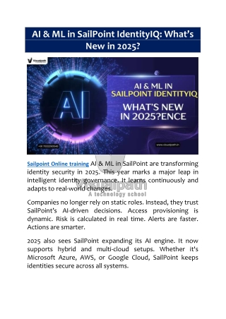 Certified SailPoint Online Training with Real-Time Projects