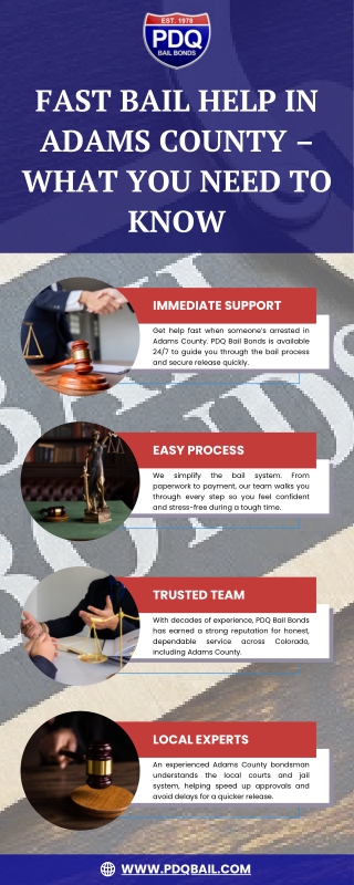 24/7 Bail Support in Adams County – Quick, Easy & Reliable