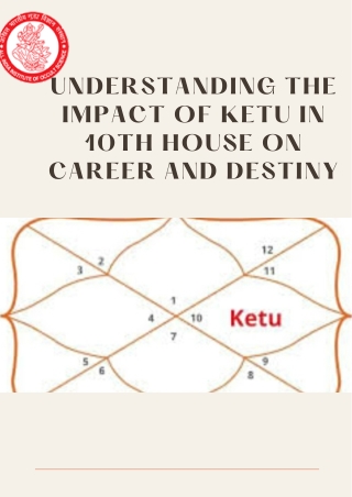 Understanding the Impact of Ketu in 10th House on Career and Destiny