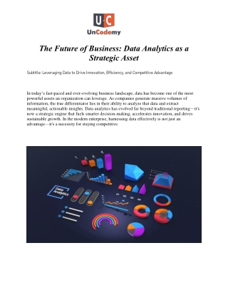 The Future of Business: Data Analytics as a Strategic Asset