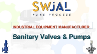 Sanitary Valves & Pumps by swjal pure process