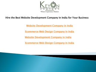 Hire the Best Website Development Company in India for Your Business