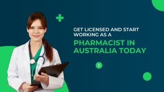 Get Licensed and Start Working as a Pharmacist in Australia Today