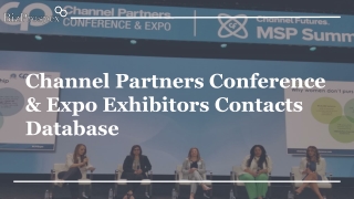 Channel Partners Conference & Expo Exhibitors Contacts Database
