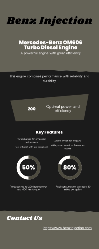 OM606 Turbo Diesel – Built to Last, Ready to Perform