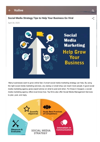 Social Media Strategy Tips to Help Your Business Go Viral