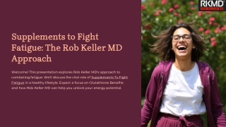 Supplements To Fight Fatigue | Glutathione Rapid Boost Drink