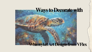 Ways to Decorate with Whimsykel Art Designs from VFlex
