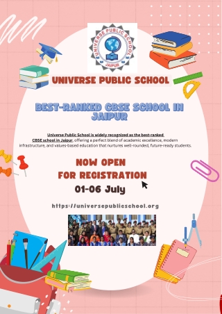 Best-Ranked CBSE School in Jaipur – Universe Public School