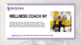 The Fitz Factor | Wellness Coach NY