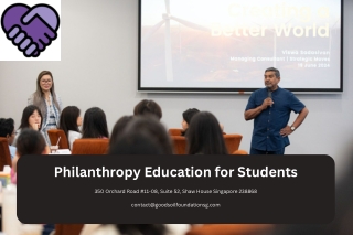 Philanthropy education for students