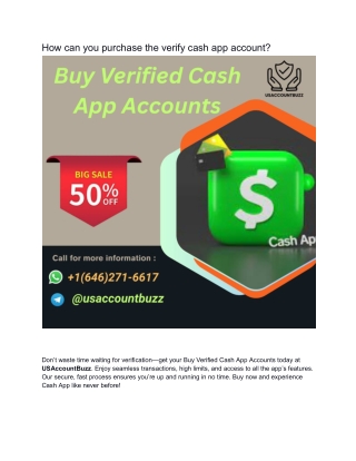 How can you purchase the verify cash app account_