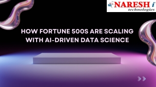 How Fortune 500s Are Scaling with AI-Driven Data Science