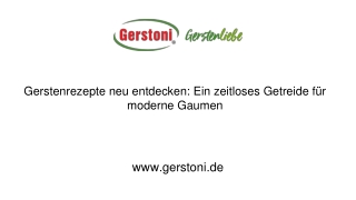 Gerstenrezepte neu entdecken_ Ein zeitloses Getreide für moderne Gaumen
